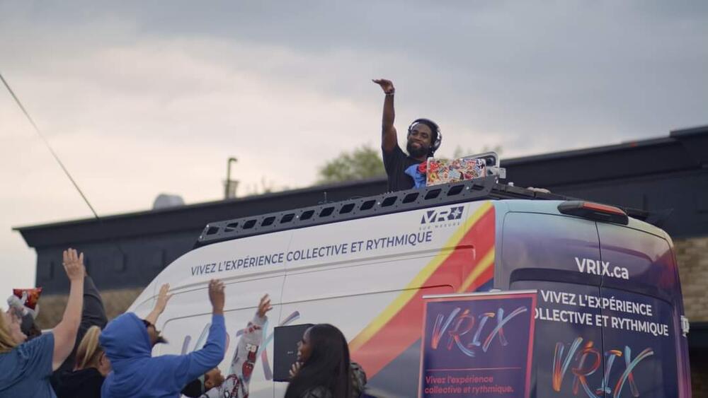 Van VRIX avec animation DJ